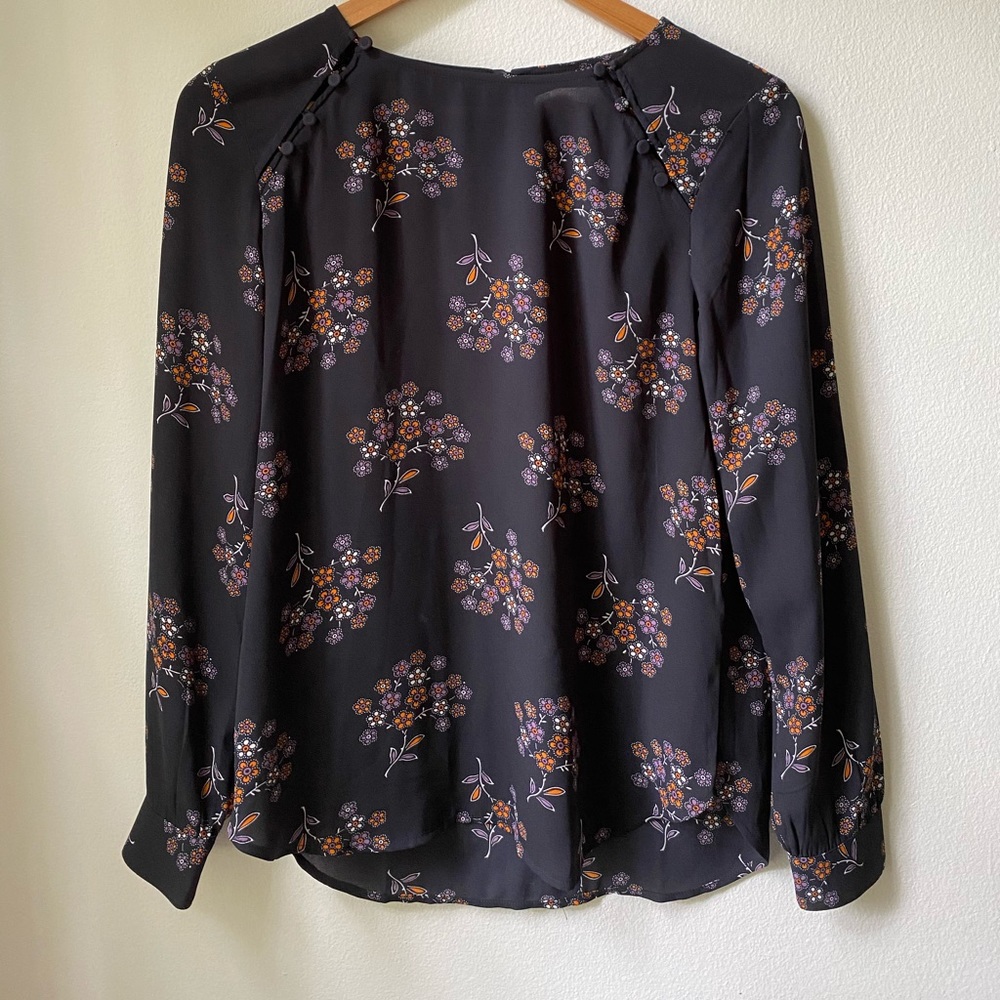 LOFT Flower Blouse